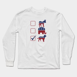 Vote Dogs Long Sleeve T-Shirt